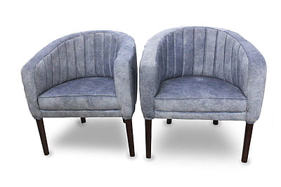 Double Modern Arm Chairs
