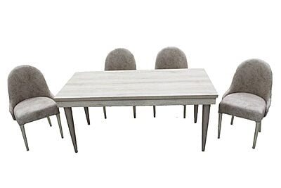 Olin Grey 8 Seater Dining Table