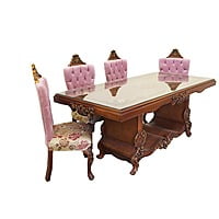 Pink Zillow Dining Set