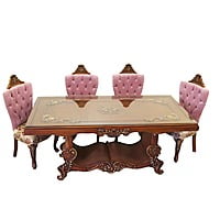 Pink Zillow Dining Set