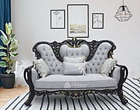 Ciare 7 seater Antique sofa set plus coffee table (2)